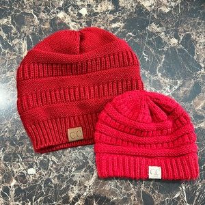 C.C. Mother Daughter duo Beanies
